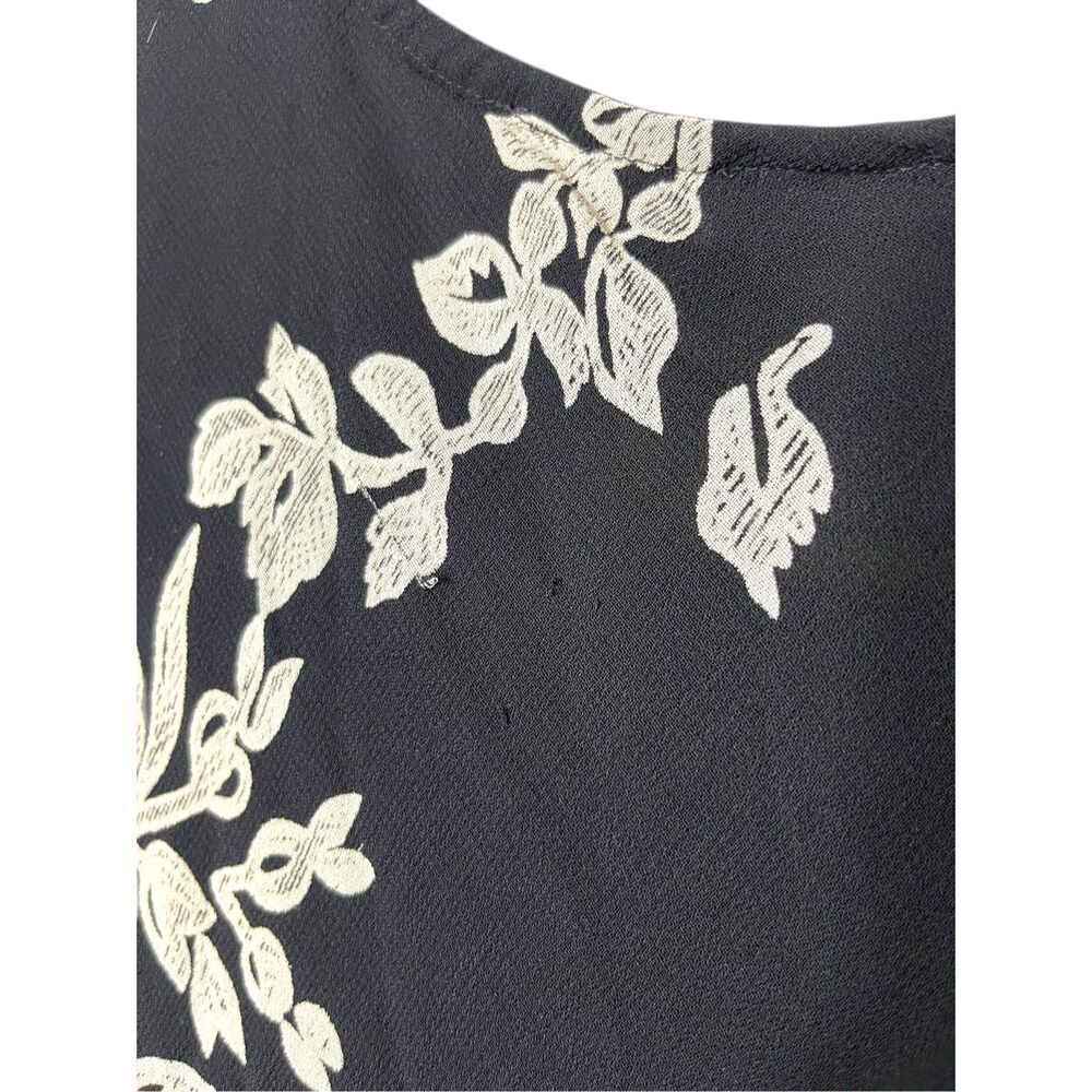 Paradise Plus Y2K‎ 90s Black Floral Print Midi Dress Size 3X - Picture 7 of 10